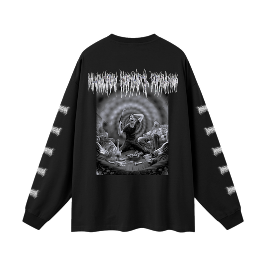 Hallucinatory Homicidal Compulsions Long Sleeve B&W