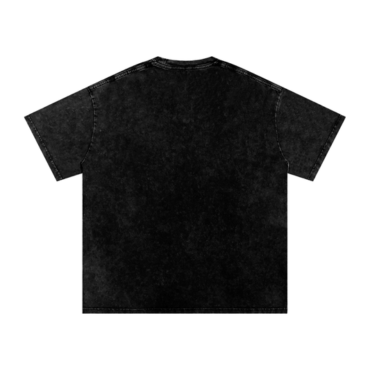 White Logo Oversized Tee
